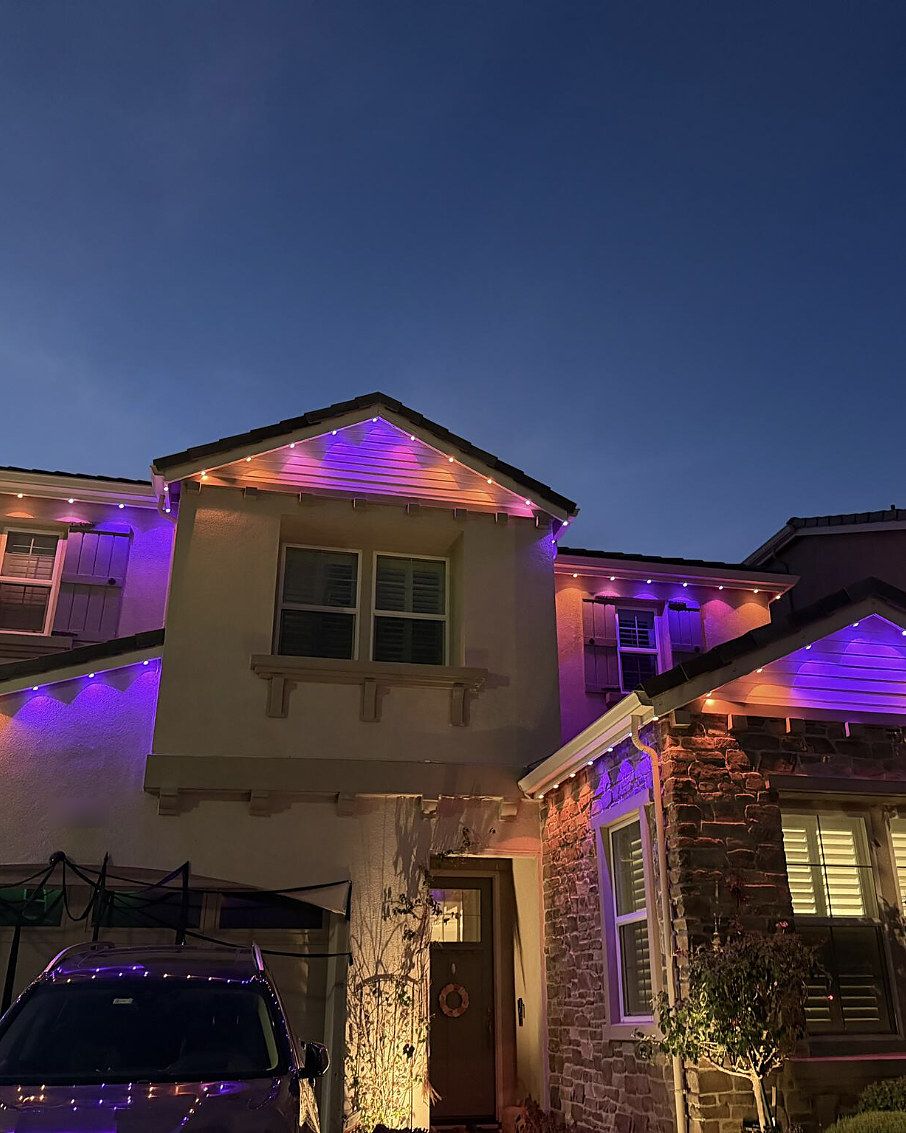 Permanent lighting, Dublin Ranch by Louis's Exterior Services